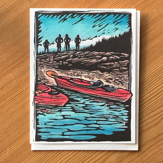 Red Kayaks Card