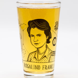 Rosalind Franklin Pint Glass