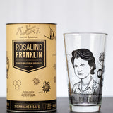 Rosalind Franklin Pint Glass