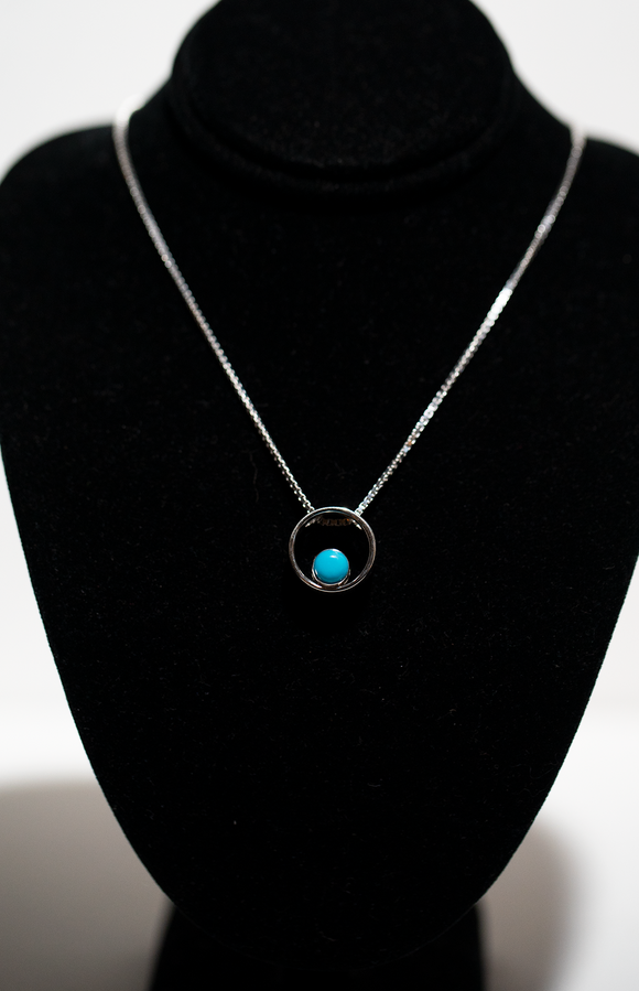 Turquoise Slide Necklace 