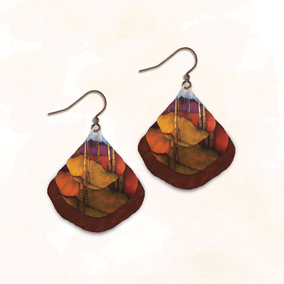 SH01GE - Illustrated Light - Abstract Earring