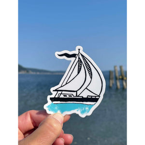 Sailboat Sticker