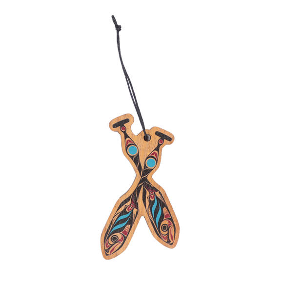 Salmon Paddles Ornament | Paul Windsor