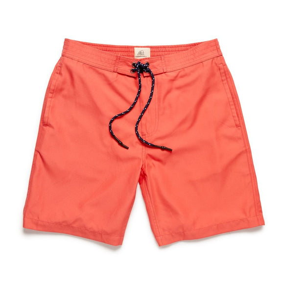 Sami Solid Retro 4way Stretch Lined Trunk - Coral