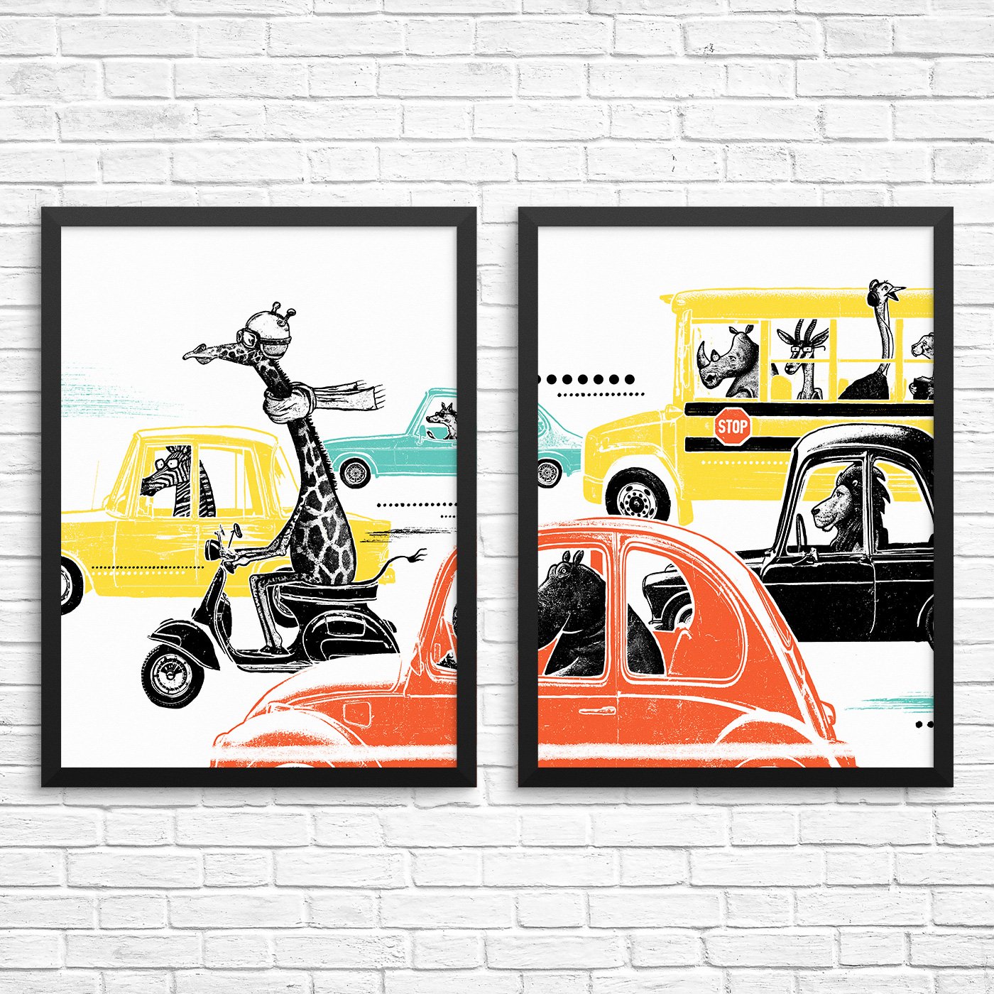 Scooter Screen Print