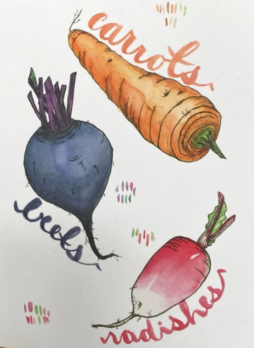 Root Vegetable Card