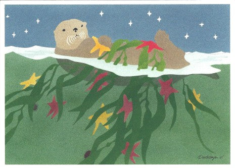 Sea Otter Greeting Cards