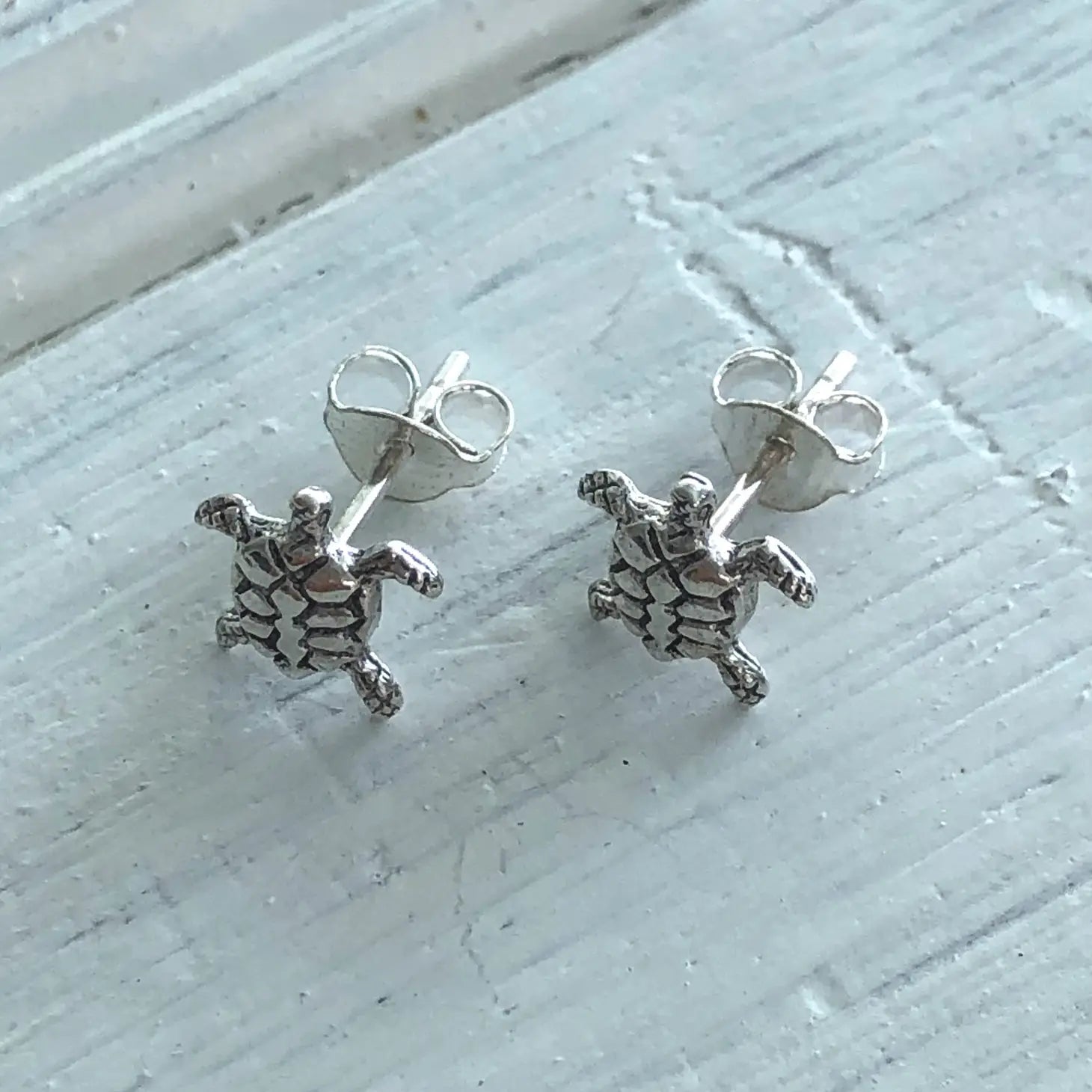 Sterling Silver Turtle Studs