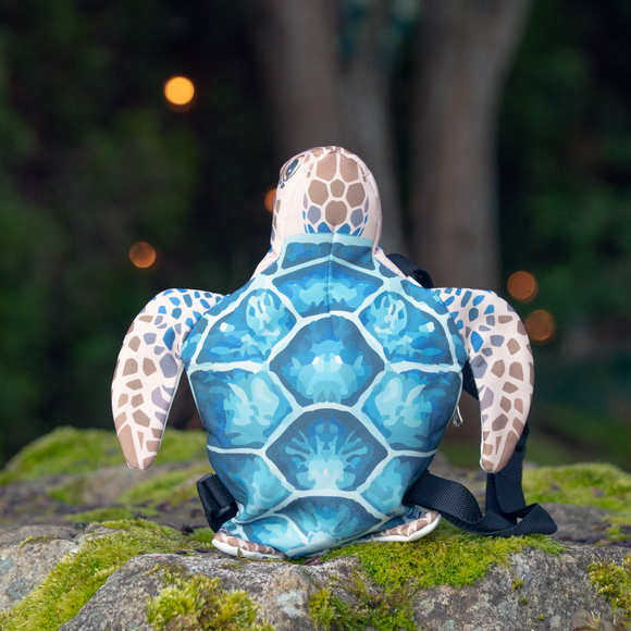Sea Turtle Backpack in Canvas Millstream Bainbridge