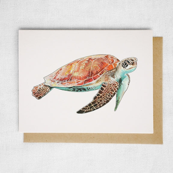 Sea Turtle Card