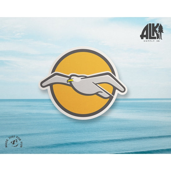 Seagull Sticker - Bird Sticker - West Coast Sticker