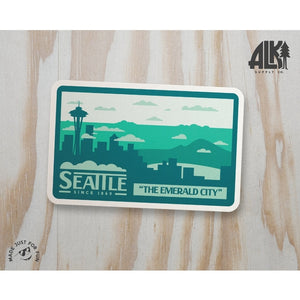 Seattle Skyline Sticker - Seattle Sticker