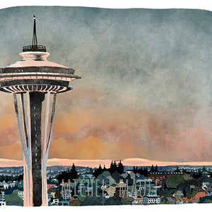 Seattle Space Needle Print