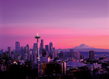 Seattle Sunset Haseltine Card
