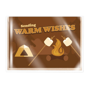 Warm Camping Wishes Birthday Card