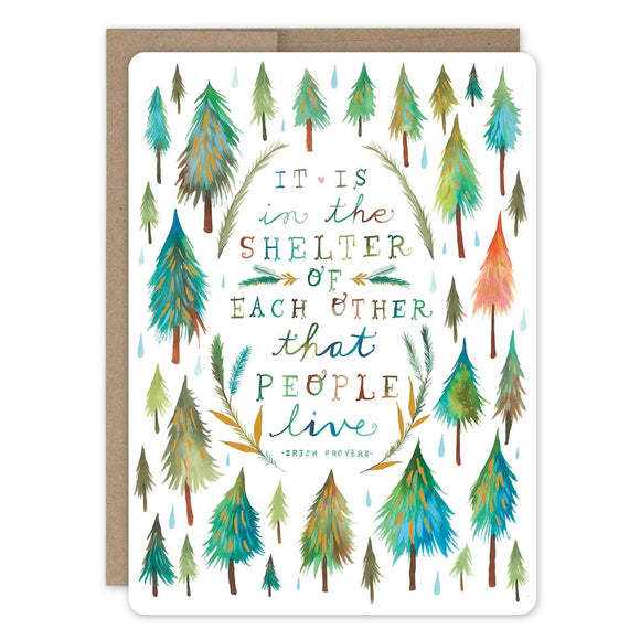 Shelter of Each Other Anniversary Card