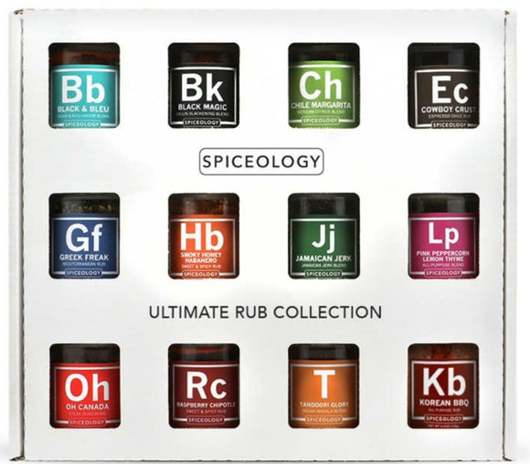 Spiceology - Ultimate Rub Collection - 12 mini rub