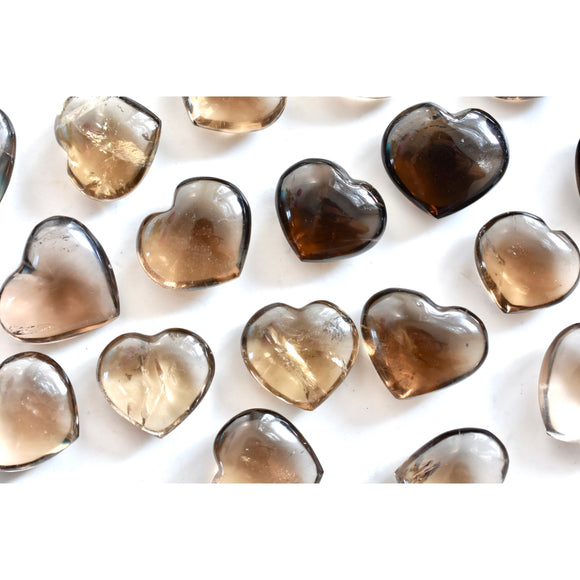 Smoky Quartz Heart Crystals - Gorgeous Natural Mineral