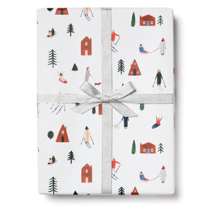 Snow Day Holiday Wrapping Paper