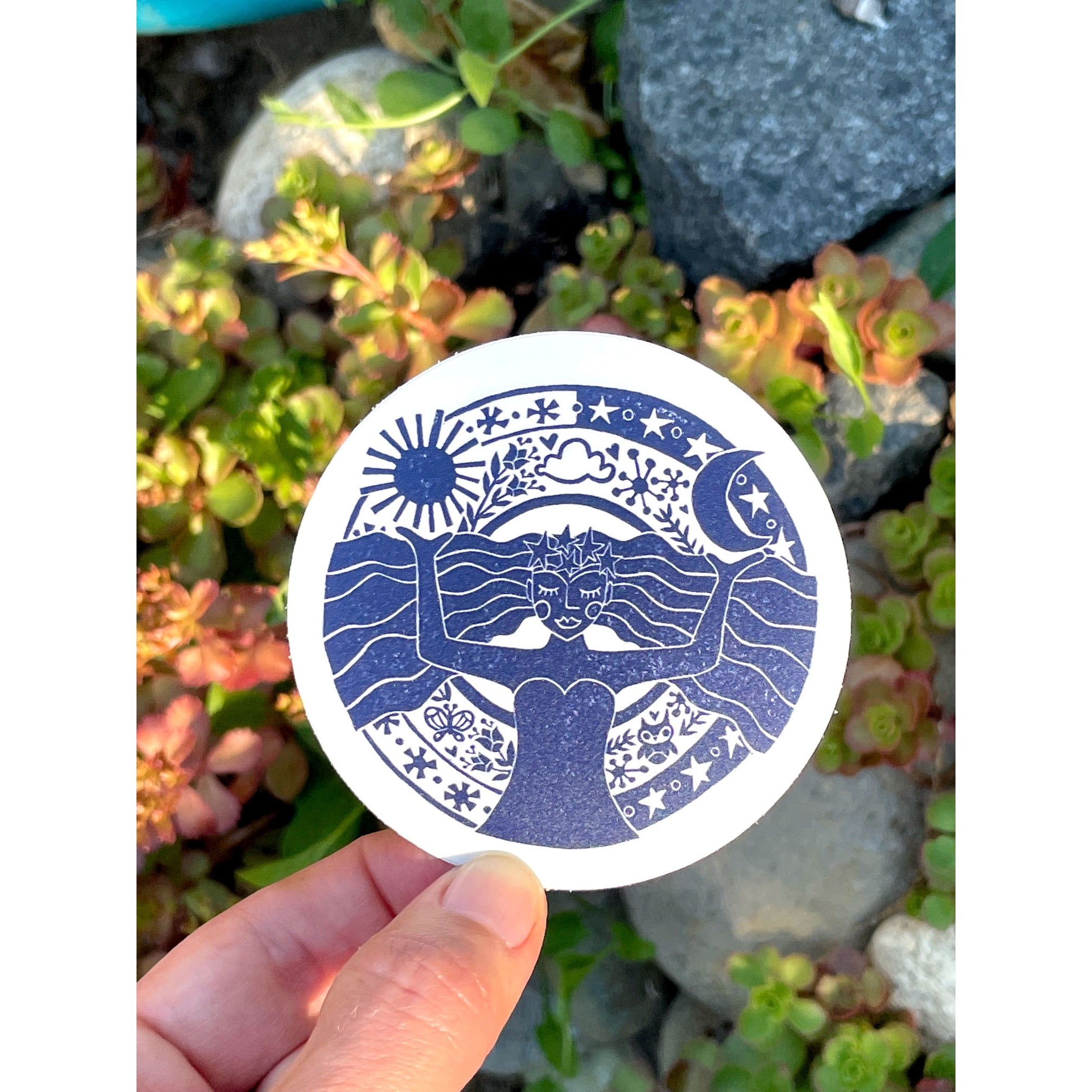 Solstice Goddess Sticker