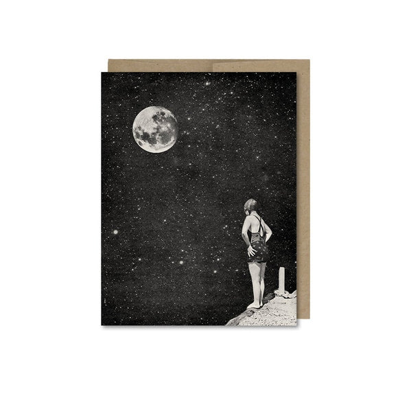 Spacewoman & The Pier Into Space Card