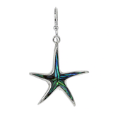 Abalone Starfish Earrings | Sterling Silver
