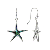 Abalone Starfish Earrings | Sterling Silver