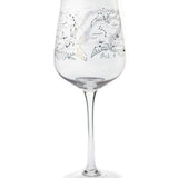 Starry Night Stemmed Wine Glass