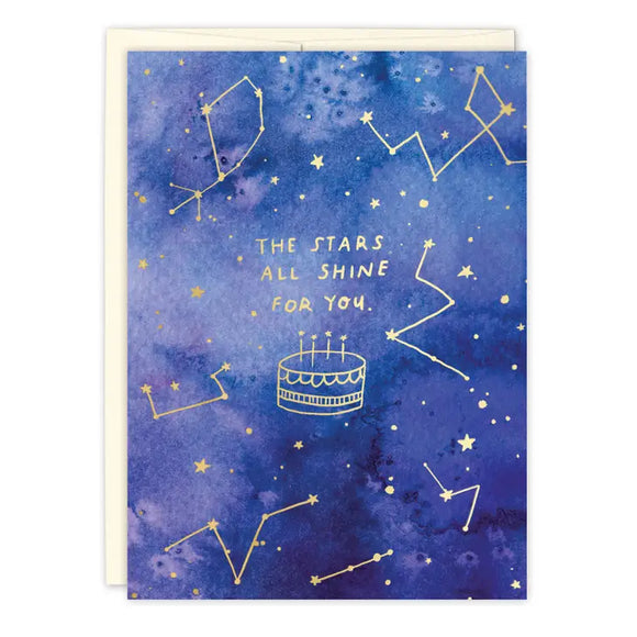 Stars Shine for Your Birthday Card