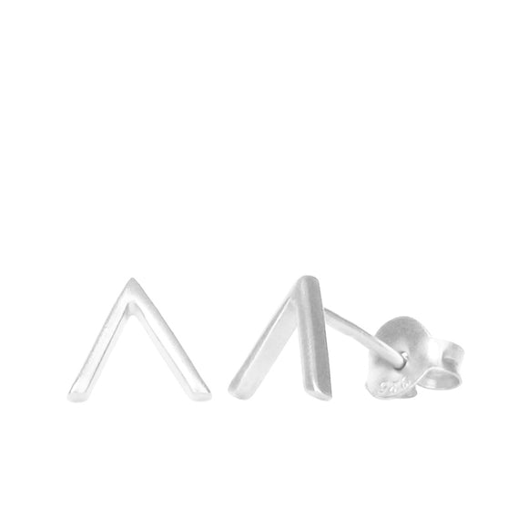 V Stud Earrings