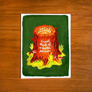 You've Stumped Me Greeting Card