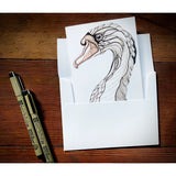 Swan Folding Card