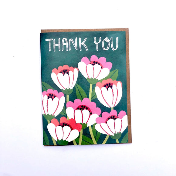 Thank You Cone Flower Card