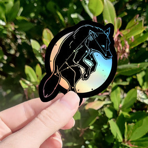 The Wolf - Remus Lupin Constellation Holographic Vinyl Stick