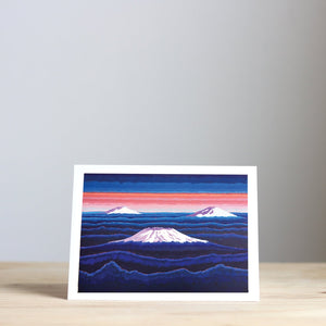 Three Beautiful Volcanoes Greeting Cards