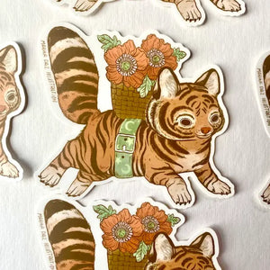 Tiger Blossom Sticker