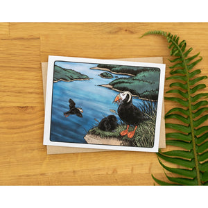 Tufted Puffin Greeting Card