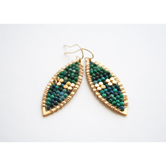 Turquoise Marquise Earrings