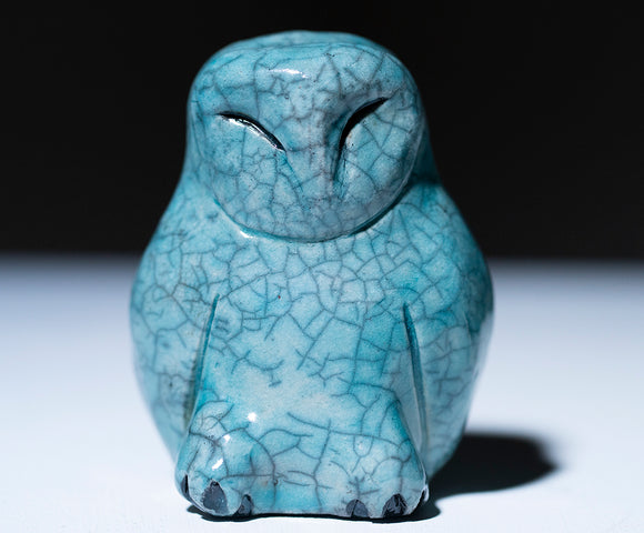 Turquoise Owl by 100 Horses