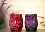Short Fused Glass Vase