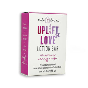Uplift Love Lotion Bar | Cinnamon, Orange, Rose