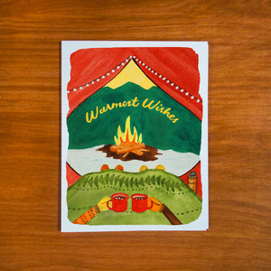 Warmest Wishes Holiday Box Card