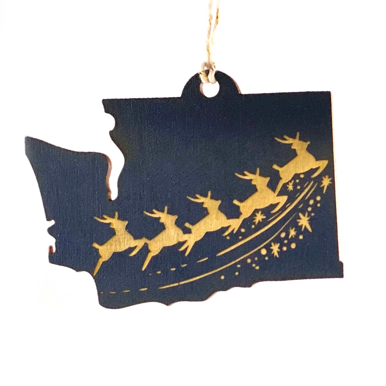 Washington Reindeer Ornament