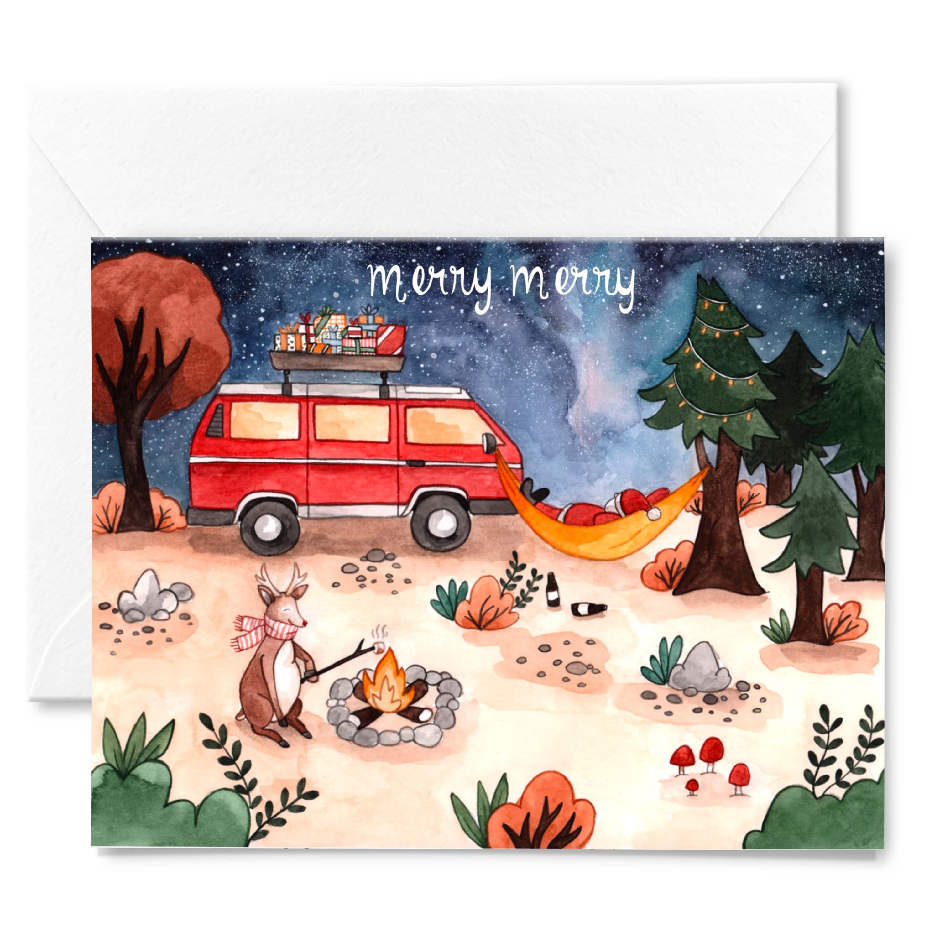 Westie Christmas Card