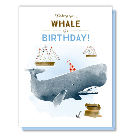 Whale of Birthday Card