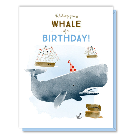 Whale of Birthday Card