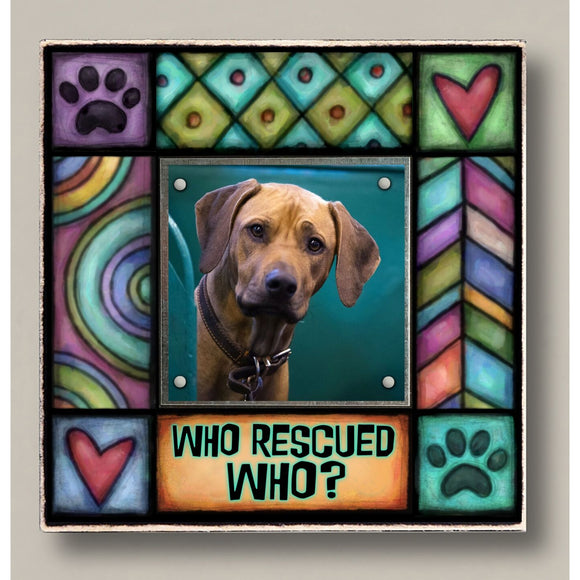 Who Rescued Who? Wall Art Photo Frame