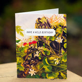 Have A Wild Birthday | Mushroom Card | Vintage Art