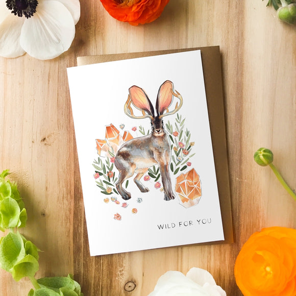 Wild For You | Greeting Card