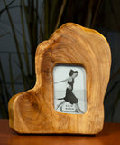 Burled Wood Photo Frame